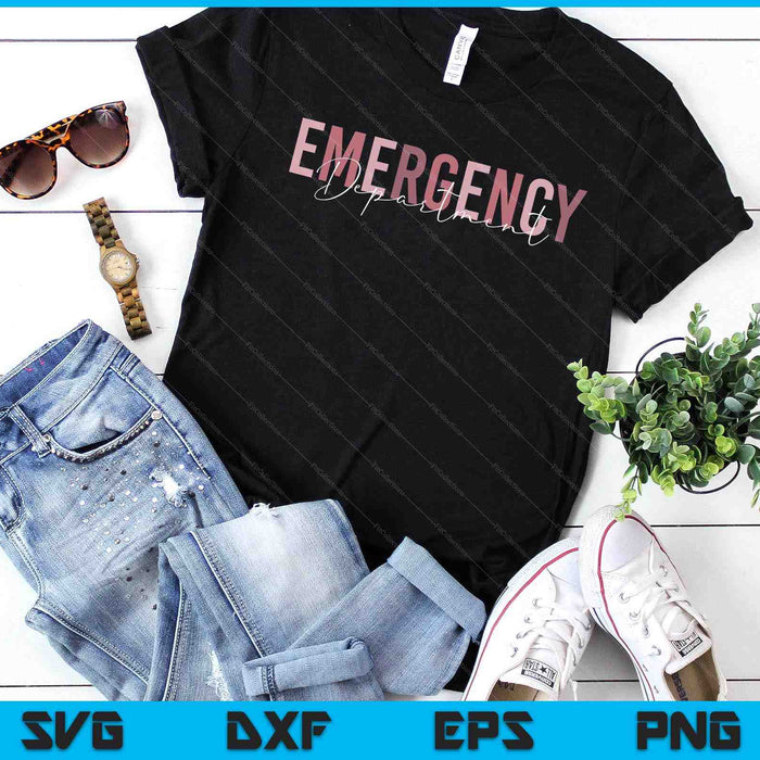 Emergency Department Emergency Room Healthcare Nursing SVG PNG Digital Cutting Files