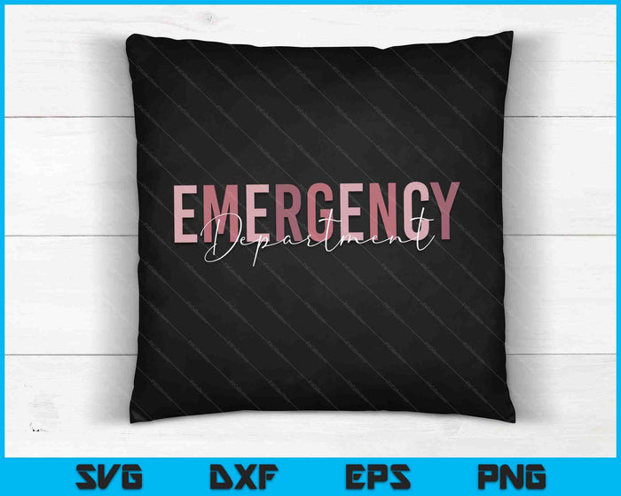 Emergency Department Emergency Room Healthcare Nursing SVG PNG Digital Cutting Files