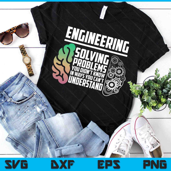 Engineer's Brain Funny Engineering SVG PNG Digital Printable Files