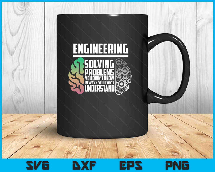 Engineer's Brain Funny Engineering SVG PNG Digital Printable Files