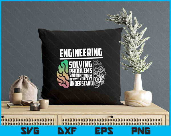 Engineer's Brain Funny Engineering SVG PNG Digital Printable Files