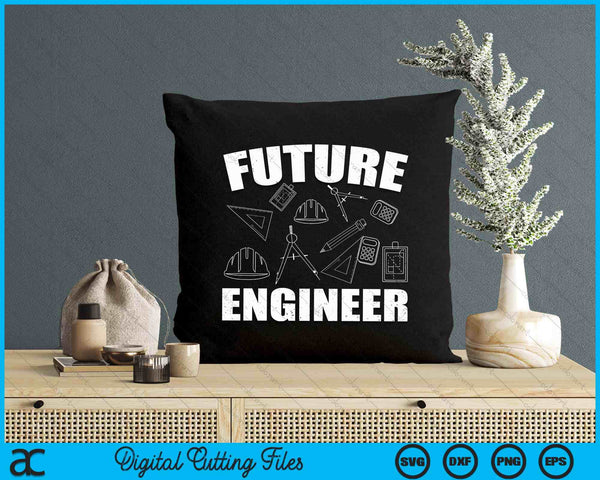 Engineering Student Kids Funny Future Engineer SVG PNG Digital Printable Files