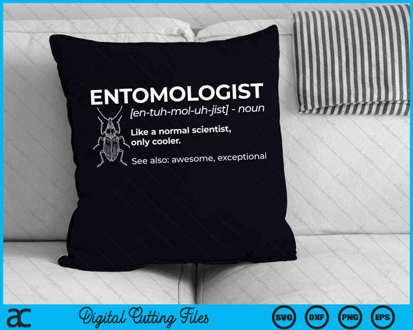 Entomologist Definition Entomology Insect Collector SVG PNG Digital Cutting Files