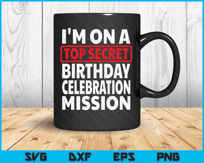 Escape Room Birthday Party Gift Retro Top Secret Mission SVG PNG Digital Printable Files