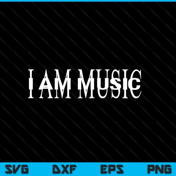 Evan harman I am music album SVG cut file