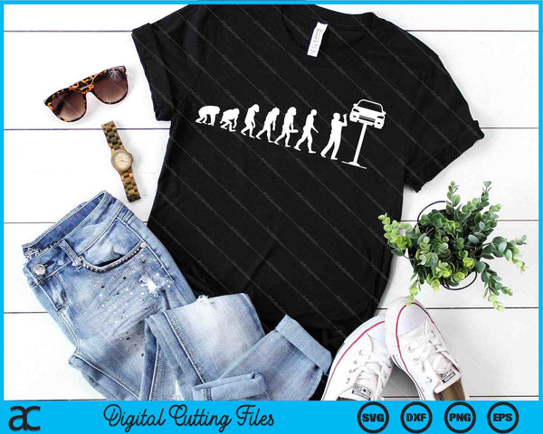Evolution Design Tuner Car Mechanics SVG PNG Cutting Printable Files - on a t-shirt