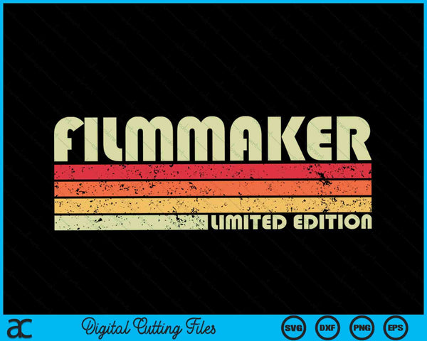 CINEMAKER Divertido Título de trabajo Profesión Cumpleaños Trabajador SVG PNG Cortar archivos imprimibles