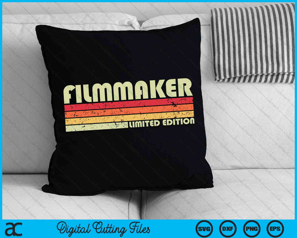 CINEMAKER Divertido Título de trabajo Profesión Cumpleaños Trabajador SVG PNG Cortar archivos imprimibles