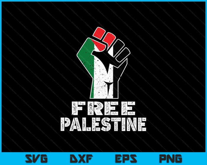 FREE PALESTINE Palestinian Flag SVG PNG Digital Cutting Files