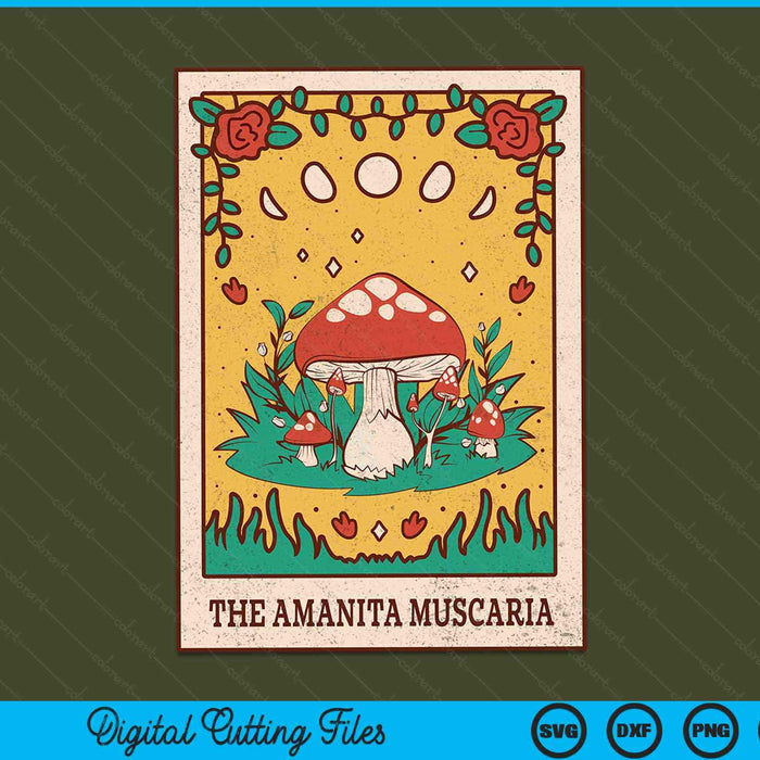 Fairy grunge fairycore aesthetic mushroom tarot alt clothes SVG PNG cut file for Cricut