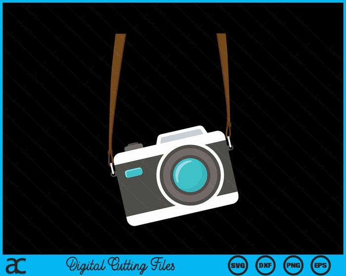 Fake Tourist Camera Graphic Holiday Vacation Photographer SVG PNG Digital Cutting Files