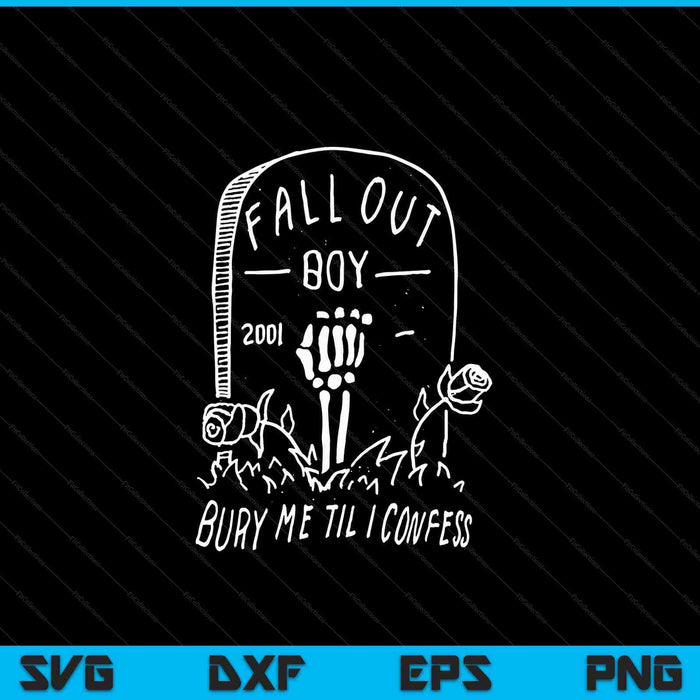 Fall Out Boy - Grave SVG PNG Digital Cutting Files