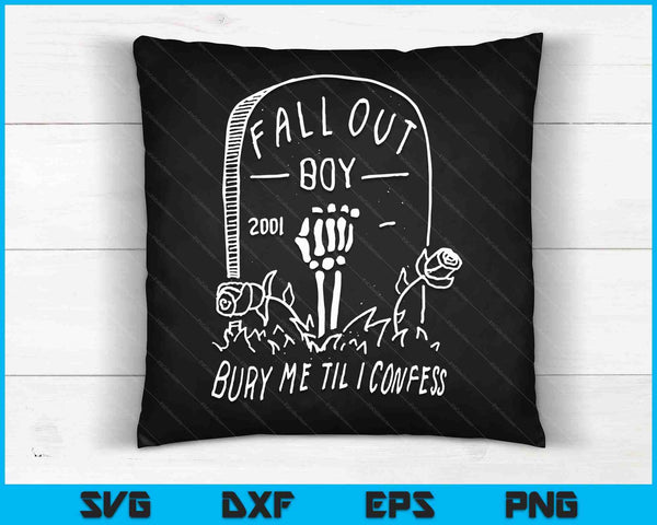 Fall Out Boy - Grave SVG PNG Digital Cutting Files