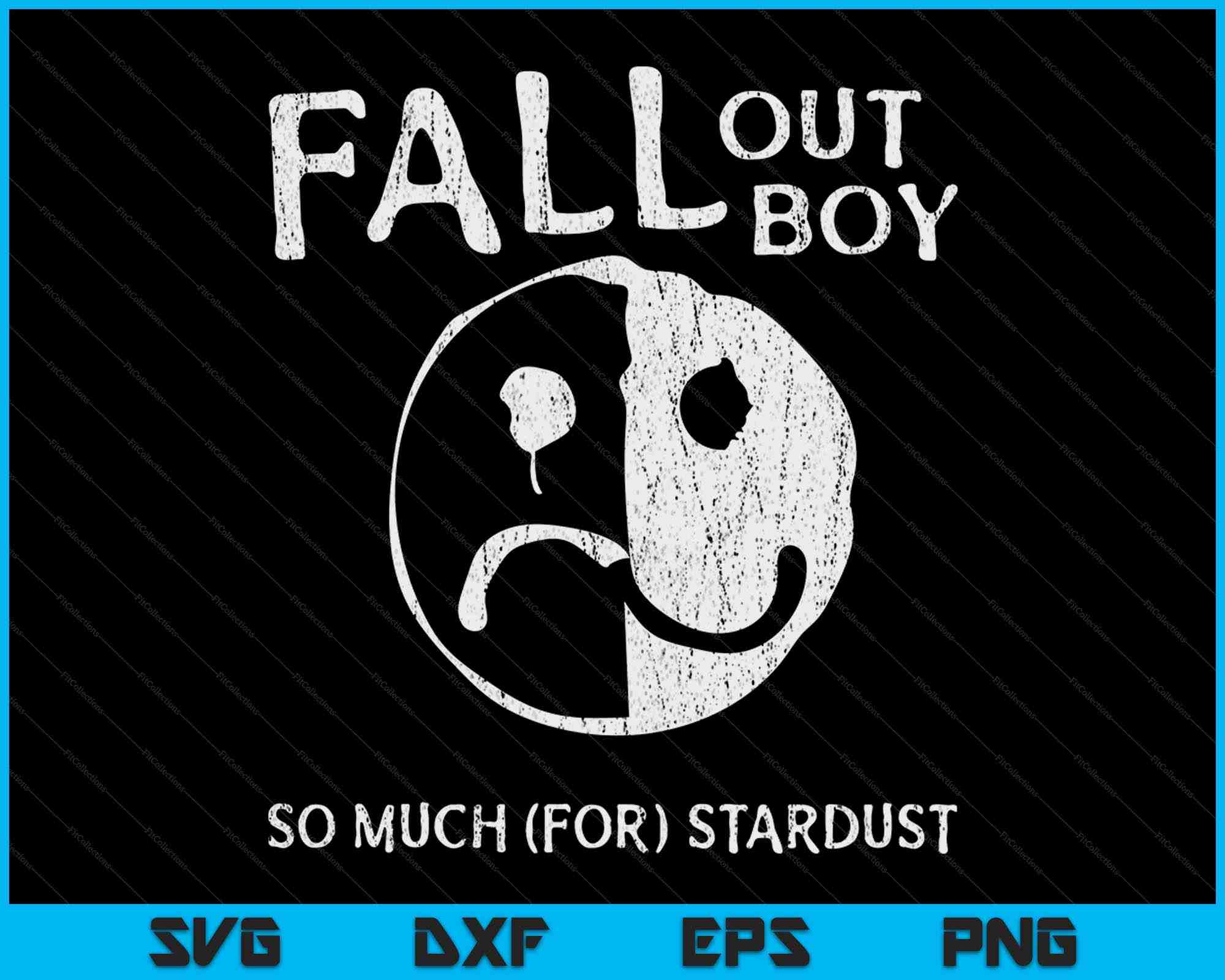 Fall Ont Boy Fall Out Boy - Smiley SVG PNG Digital Cutting File – creativeusarts