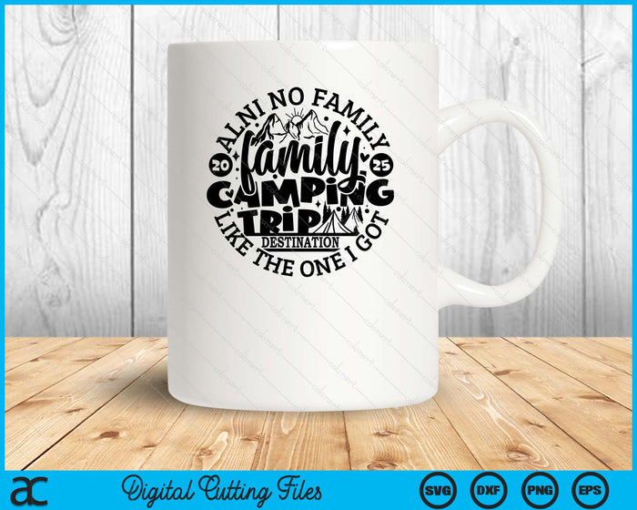 Family Camping Trip Funny Vacation 2025 SVG PNG Digital Printable Files