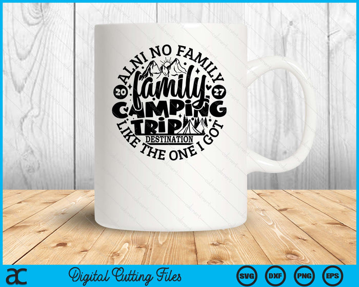 Family Camping Trip Funny Vacation 2027 SVG PNG Digital Printable Files