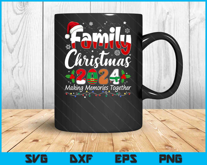 Family Christmas 2024 Matching Outfit Xmas Squad Santa SVG PNG Digital Printable Files