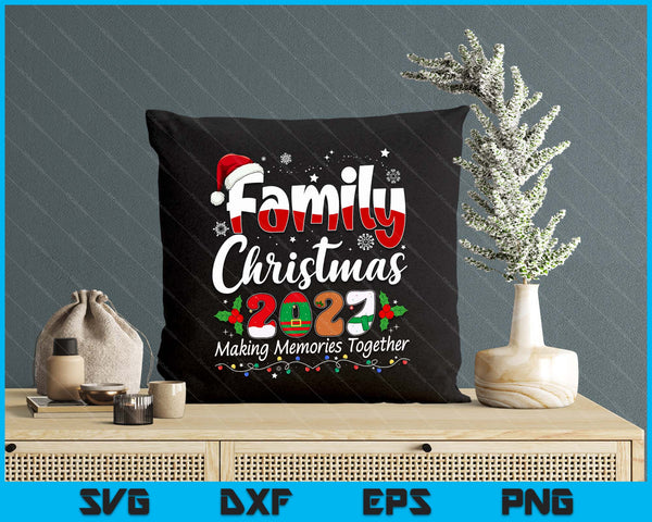 Family Christmas 2027 Matching Outfit Xmas Squad Santa SVG PNG Digital Printable Files