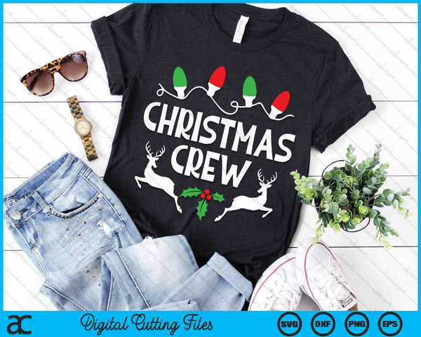 Familie kerst bemanning SVG PNG digitale snijbestanden - on a t-shirt