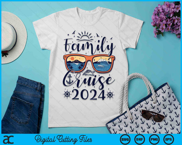 Family Cruise 2024 Summer Vacation Matching Family Cruise SVG PNG Digital Cutting Files