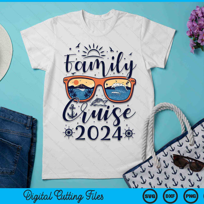 Family Cruise 2024 Summer Vacation Matching Family Cruise SVG PNG Digital Cutting Files