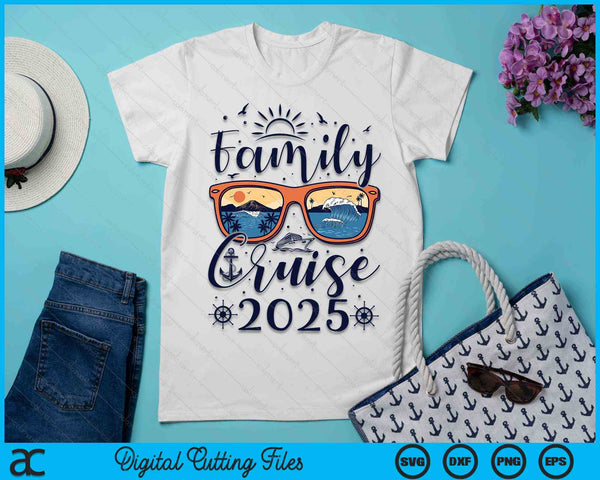 Family Cruise 2025 Summer Vacation Matching Family Cruise SVG PNG Digital Cutting Files