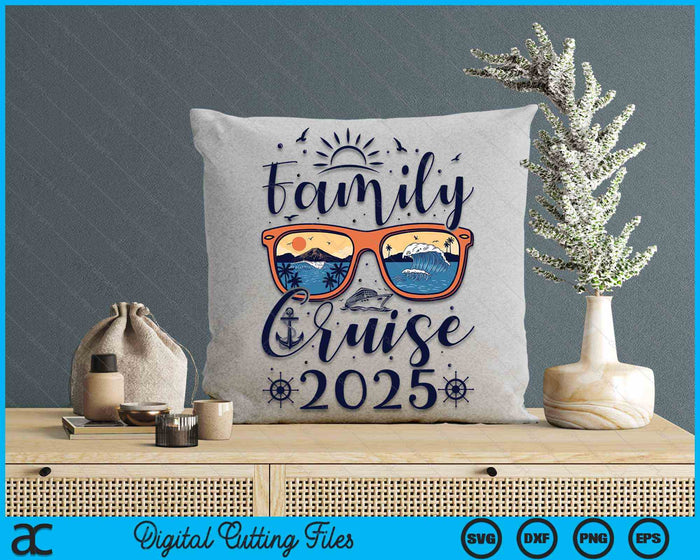 Family Cruise 2025 Summer Vacation Matching Family Cruise SVG PNG Digital Cutting Files