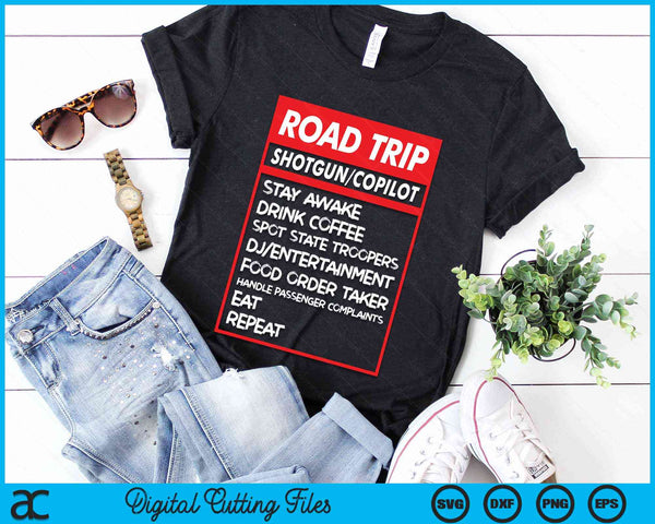 Family Road Trip Shirts Funny Vacation Summer Outdoors SVG PNG Digital Cutting Files