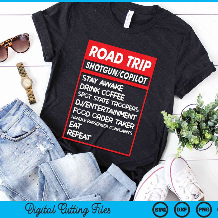 Family Road Trip Shirts Funny Vacation Summer Outdoors SVG PNG Digital Cutting Files