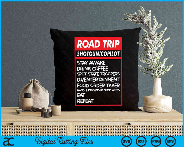 Family Road Trip Shirts Funny Vacation Summer Outdoors SVG PNG Digital Cutting Files