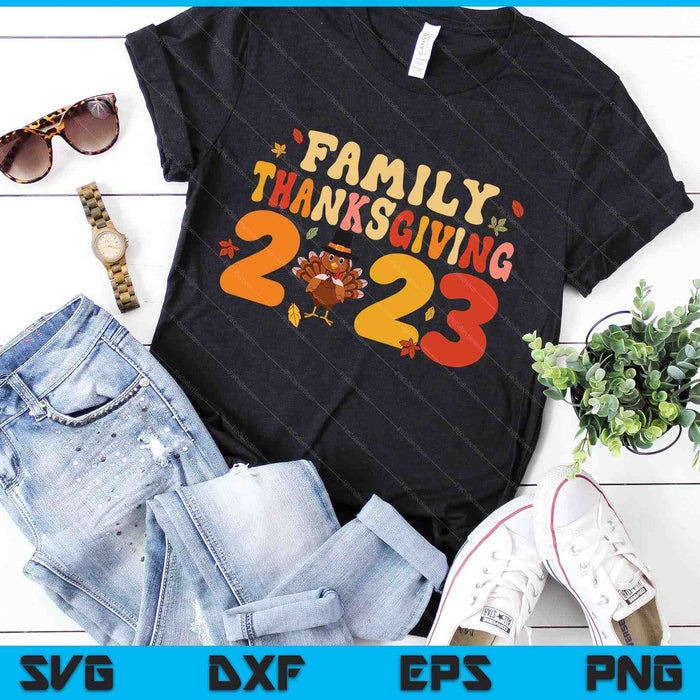 Family Thanksgiving 2023 SVG PNG Digital Cutting Files