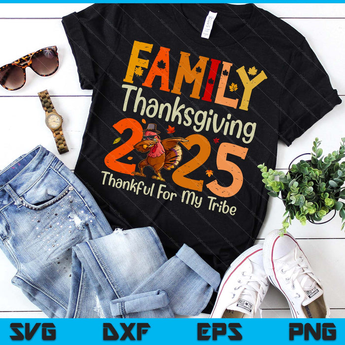 Family Thanksgiving 2025 Crew Turkey Matching SVG PNG Digital Printable Files