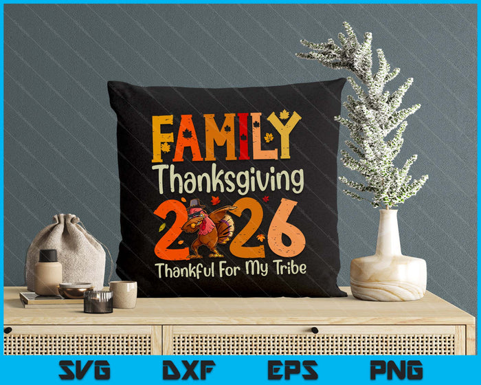 Family Thanksgiving 2026 Crew Turkey Matching SVG PNG Digital Printable Files