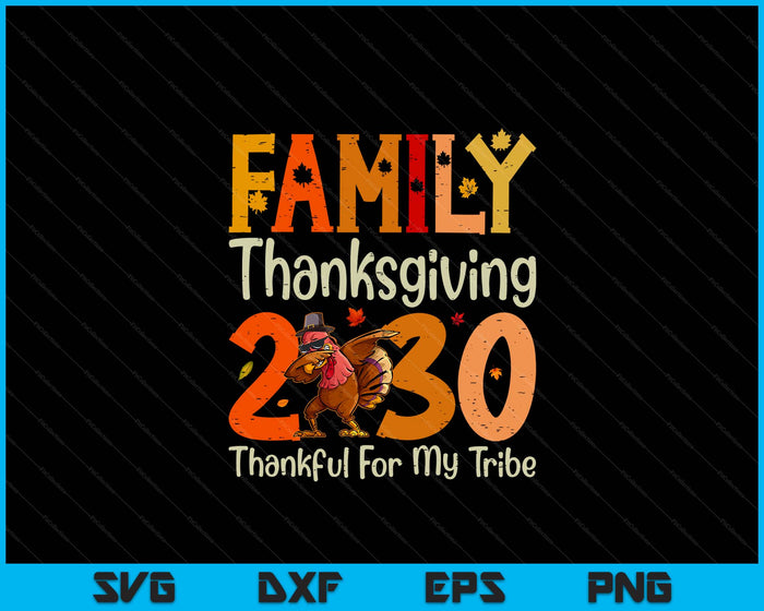 Family Thanksgiving 2030 Thanksgiving Crew Turkey Matching SVG PNG Digital Printable Files