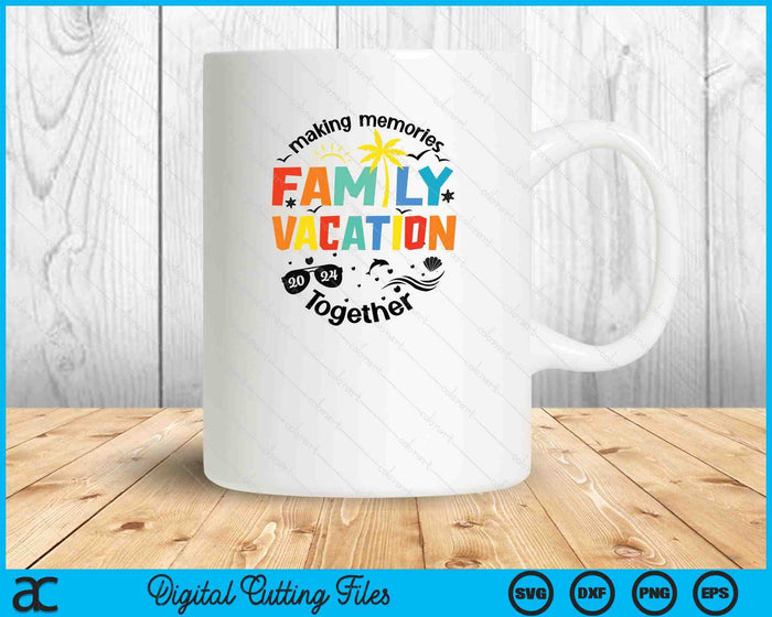 Family Vacation 2024 Family Matching Summer Vacation SVG PNG Digital Cutting File