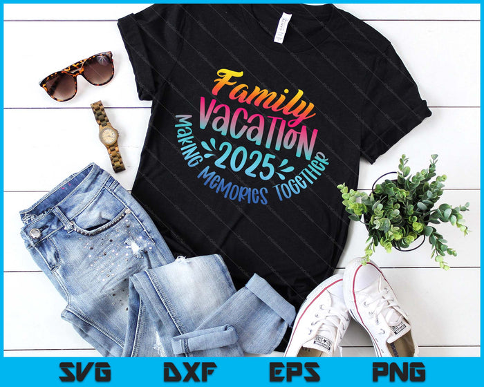 Family Vacation 2025 Beach Matching Family Summer Vacation SVG PNG Digital Printable Files