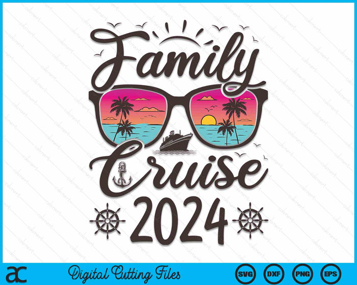 Family Cruise 2024 Summer Vacation Matching Family Cruise SVG PNG Digital Cutting File