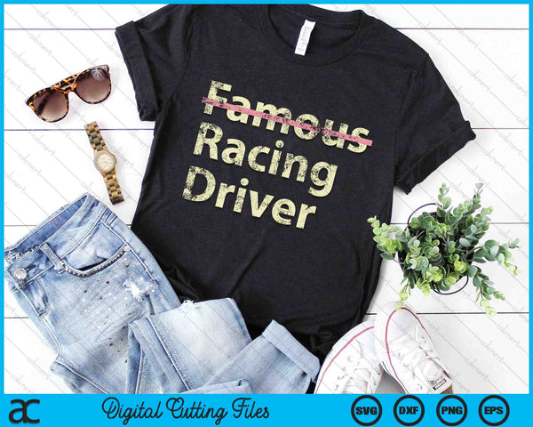 Famous Racing Driver Racer SVG PNG Digital Cutting Files
