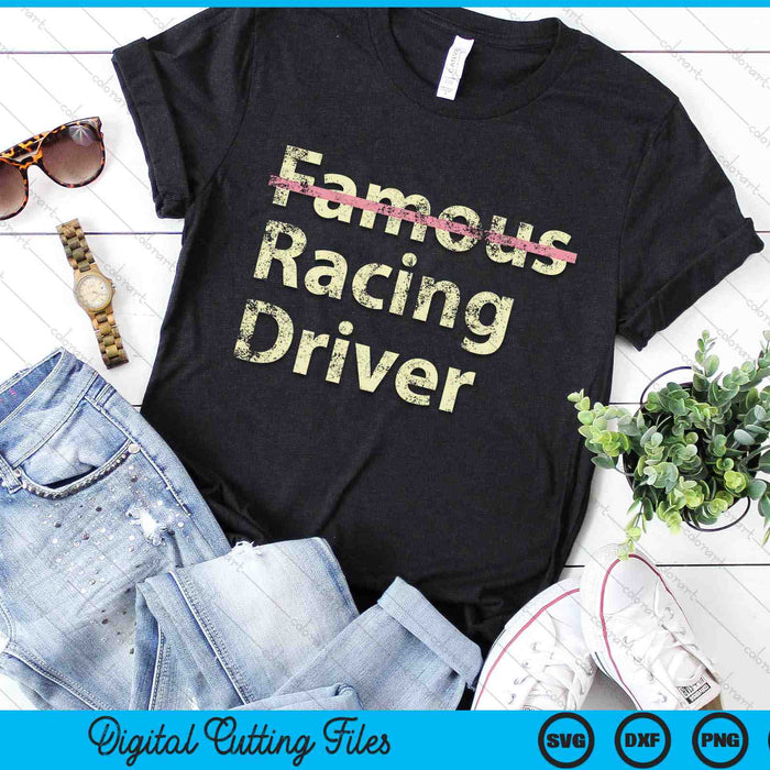 Famous Racing Driver Racer SVG PNG Digital Cutting Files