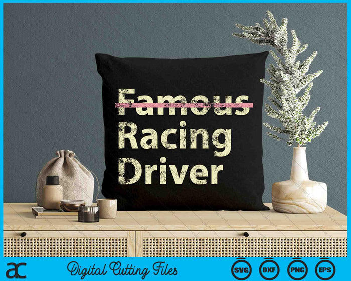 Famous Racing Driver Racer SVG PNG Digital Cutting Files