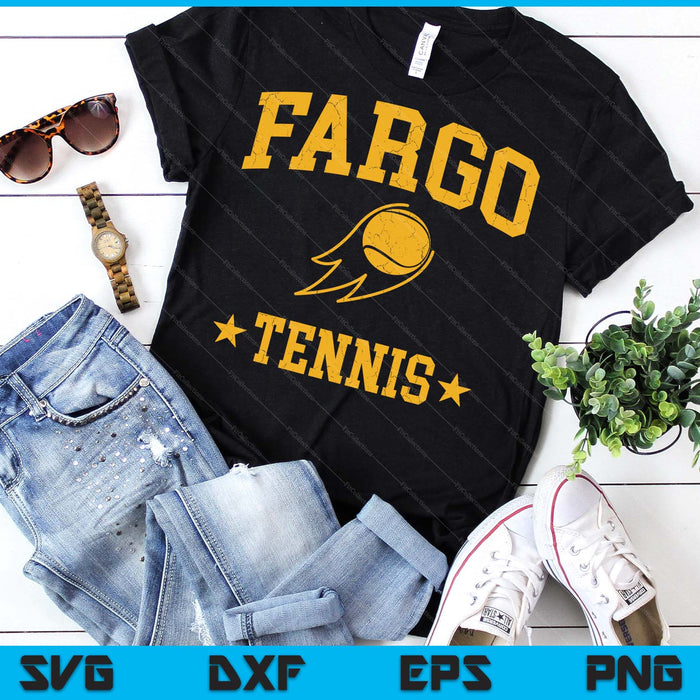Fargo Rapids Tennis Vintage Gameday Retro Tennis Lover SVG PNG Digital Printable Files