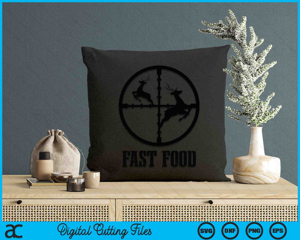 Fast Food Deer Hunting SVG PNG Digital Cutting Files