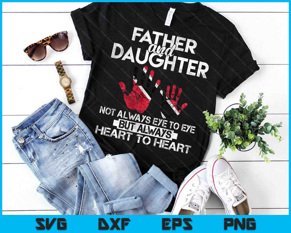 Father & Daughter Fathers Day Trinidad & Tobago Flag SVG PNG Digital Printable Files