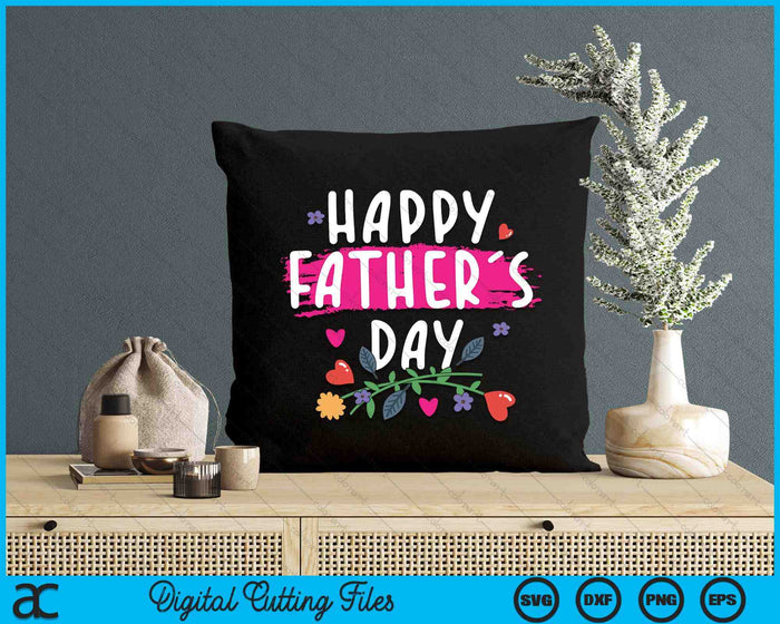 Vaderdag 2024 Happy Father's Day 2024 voor papa idee mannen SVG PNG digitale snijbestanden
