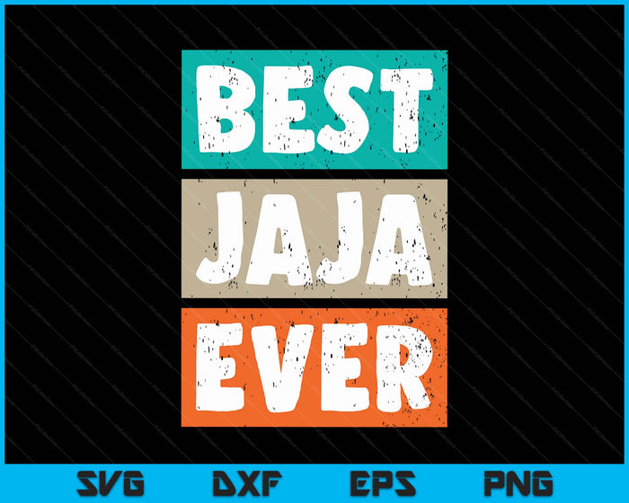 Father’s Day Best Jaja Ever Shirts Cool Father’s Day Present SVG PNG Digital Printable Files