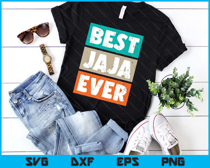 Father’s Day Best Jaja Ever Shirts Cool Father’s Day Present SVG PNG Digital Printable Files