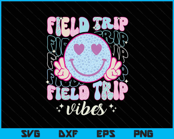 Field day field trip vibes fun day groovy teacher student SVG cut file