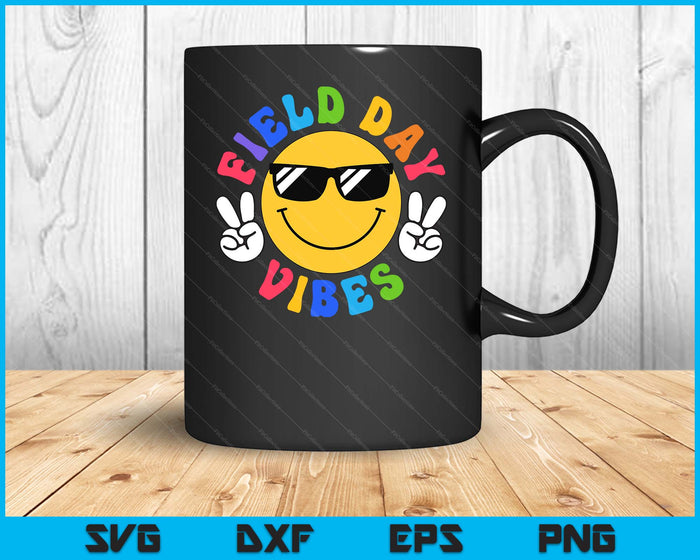 Field Day Vibes For Teacher Kids Happy Field Day SVG PNG Digital Printable Files