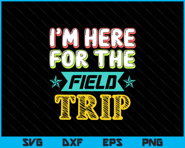 Field trip cute school teacher volunteer parent SVG cut file