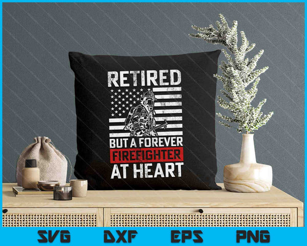 Fireman Pride 911 Rescue Retirement Gift Retired Firefighter SVG PNG Digital Cutting File